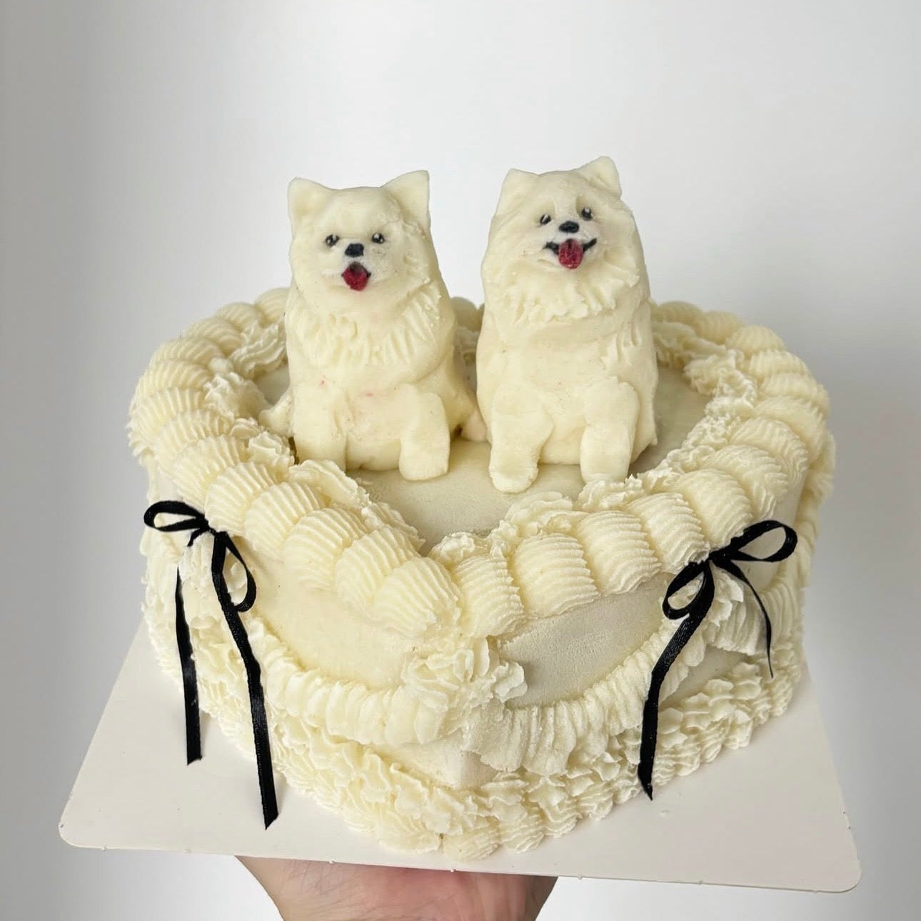 Heart shaped Frosting cake